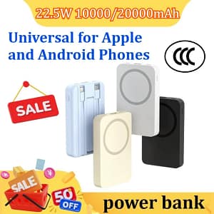 Wireless Fast Charging Magnetic Absorption Power Bank in Cameroon